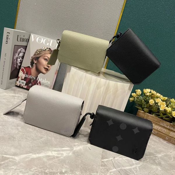 

fashion fastline wearable wallet men messenger bag mini aerogram flap crossbody bag adjustable strap designer shoulder bags m82085 m82086
