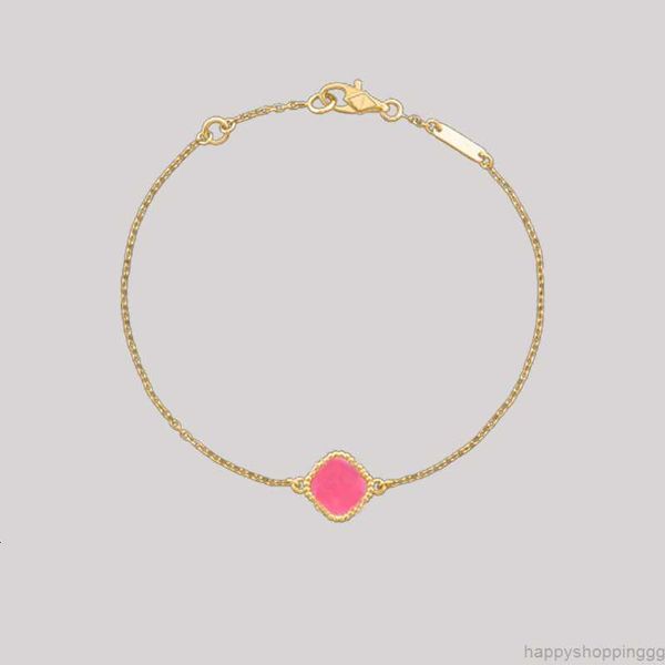 

18 style fashion classic 4/four leaf clover charm bracelets bangle chain 18k gold agate shell mother-of-pearl for wedding single flower clov, Silver