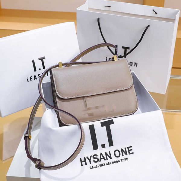 

designer h home bag thread handmade wax sewn palm pattern stewardess single shoulder cross bean curd kangkang trendy women fotg