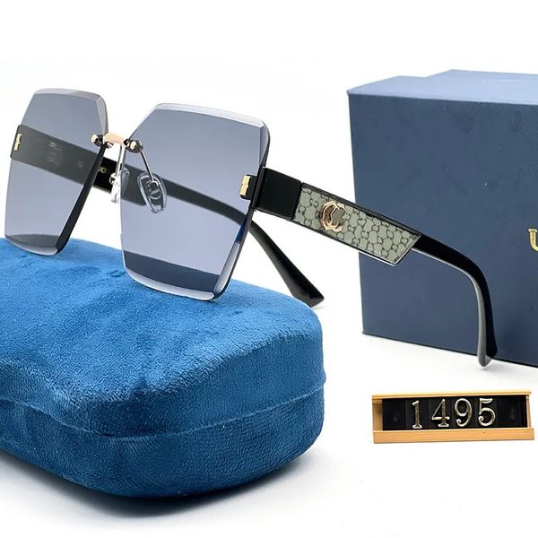 

23 fashion men eyewear classic brand sunglasses women rimless carved outdoors driving glasses fashion retro designer women's polarized, White;black
