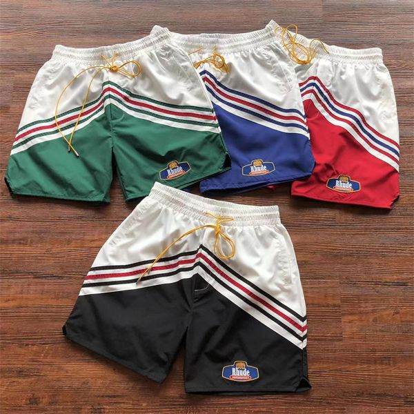 

patchwork shorts men women 1 quality inside mesh embroidery breeches