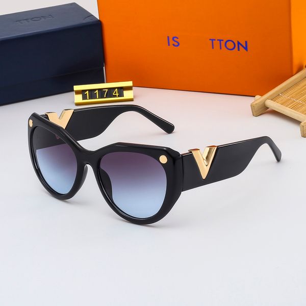 

designer sunglasses for women mens sunglasses classic eyeglasses goggle outdoor beach for man mix color optional with box polarized light tr, White;black