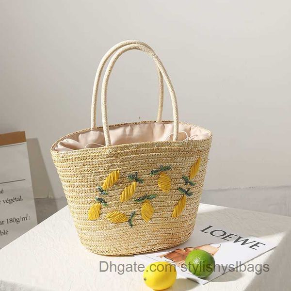 

shoulder bags 2023 new versatile straw bags hand embroidered fashion woven bags seaside vacation beach female bags