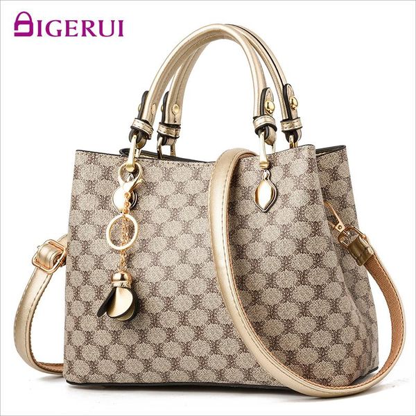 

new brand bag middle-aged portable mother bag slung dual-use bag fashion shoulder slung handbag designer messenger bag large capacity tote b