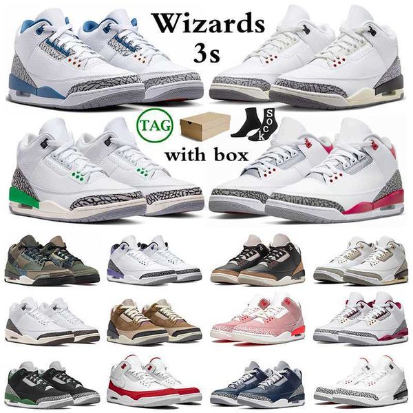 

men basketball shoes 3 3s women sneakers wizards white cement reimagined desert elephant archaeo brown patchwork fire red neapolitan mens tr