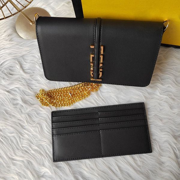 

designer bag womens fashion portable chain bag temperament crossbody bag vintage leather shoulder bag multi-function flip wallet card bag