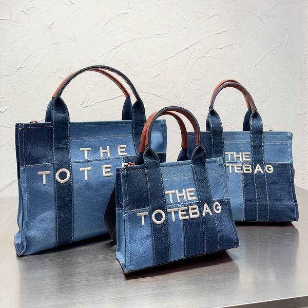 

denim totes designer brand bags canvas crossbody chains luxury handbags fashion shoulder bag lady women letter purse phone wallet artwork pl