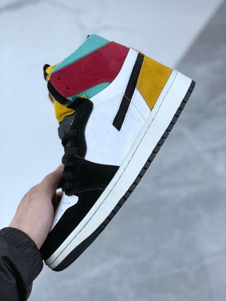 

2023 men women 1s basketball shoes 1 high zoom cmft multi-color anthracite university gold-washed teal-rush pink