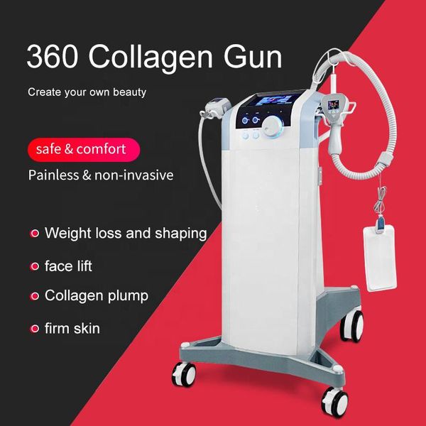 

2023 monopolar rf face skin rejuvenation ultra 2 in 1 360 body contouring cellulite reduction tightening machine