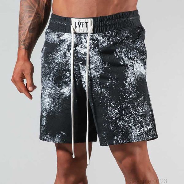

mens casual summer flexible waist gym breathable mesh men running shorts japanese style fitness sports training short pants, White;black