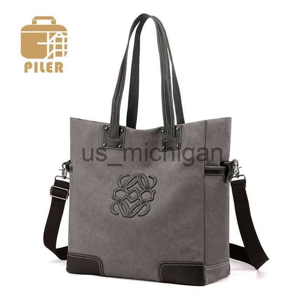 

evening bags large capacity retro canvas women bag handbags vintage brand designer female tote casual shoulder messenger bags for women j230