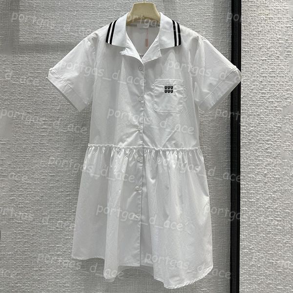 

women white dress charming short sleeve dress letter embroidered dresses, Black