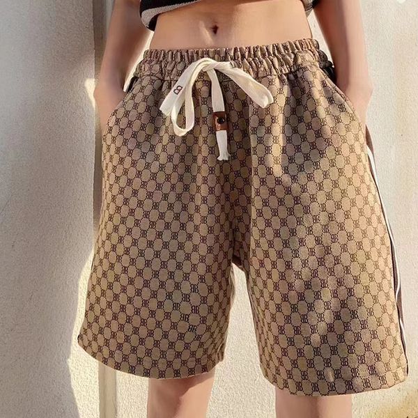 

fashion new pattern summer mens shorts sweatpants famous designer short pants letters printed mens beach leisure time pant, White;black