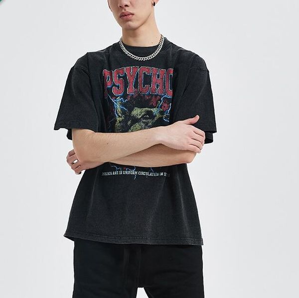 

men's t-shirts fashion m  xl black tees 23ss, White;black