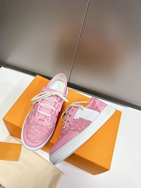 

2023 new luxury designer woman shoe leather lace up men fashion platform sneakers white black mens womens 0607