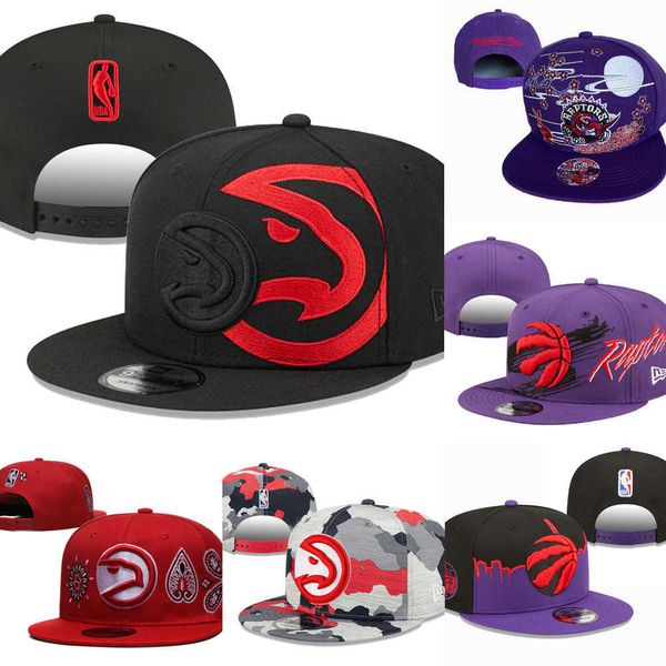 

2022-2023 snapbacks atlanta''hawks''caps oklahoma''city thunder''hat toronto''raptors&#039, Black;white