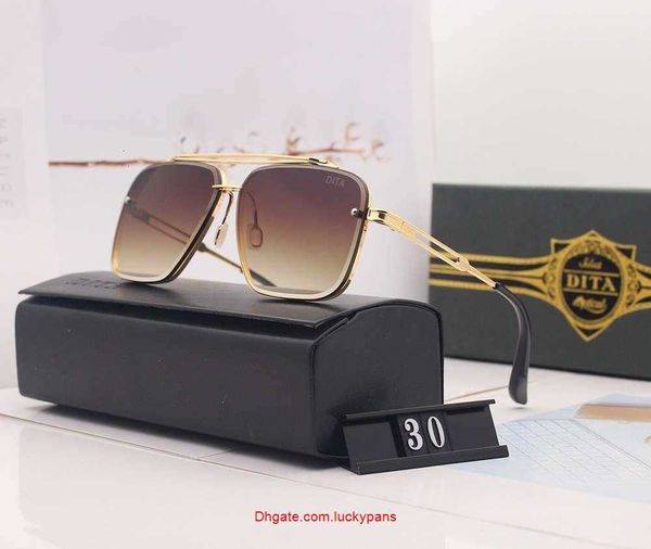 

sunglasses dita fashion designer newsunglasses uv400 eyewear glasses metal frame lens glasses, White;black