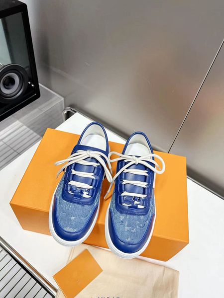 

new designer woman shoe leather lace up men fashion platform sneakers white black mens womens casual 0607