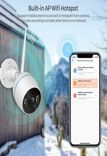 

hd 2mp 1080p waterproof wifi ip camera twoway audio wireless outdoor camera 20m full color night vision cctv security camere1828918