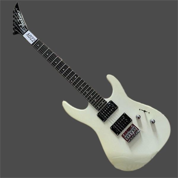 

custom jackson electric guitar string perforated, 24 pt, white in one