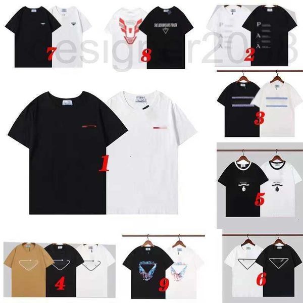

men's t-shirts designer mens tshirts clothes fashion cotton couples tee casual summer men women clothing brand short sleeve tees classi, White;black