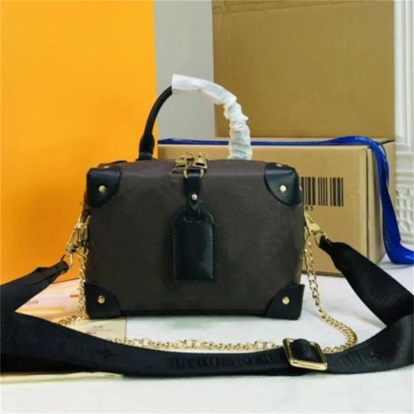 

petite malle souple handbags women chain bag designers purses womens totes embroidery shoulderstrap removable shoulder bags m45571 m45531