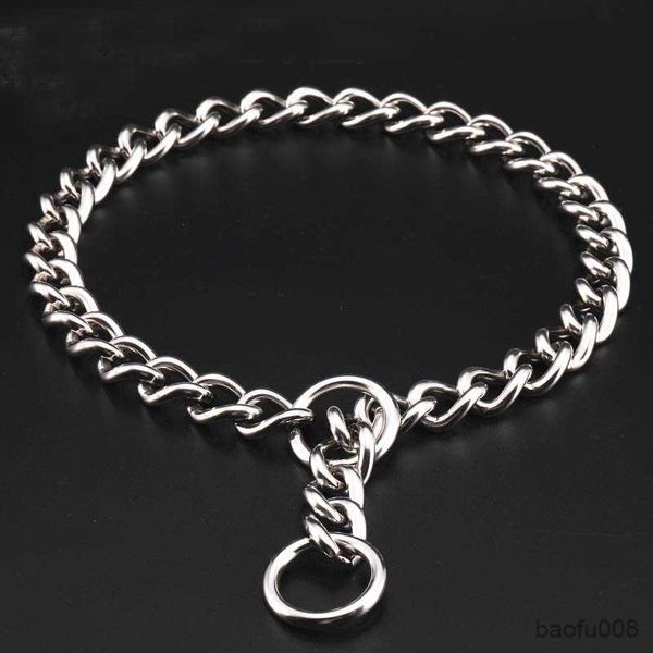 

dog collars stainless steel chain for dogs training choke collars for large dogs heavy duty pet collar r230609