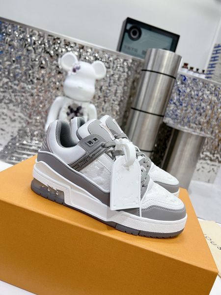 

boots sneakers casual shoes luxury mixed-material space leather mesh breathable 0607, Black