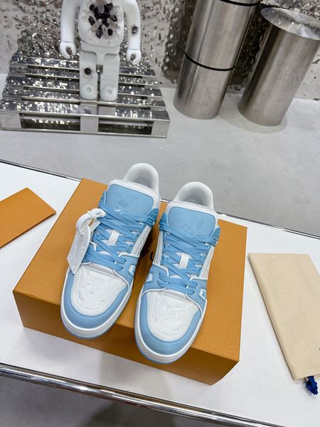 

2023 new designer woman shoe leather lace up men fashion platform sneakers white black mens womens casual shoes chaussures 0607