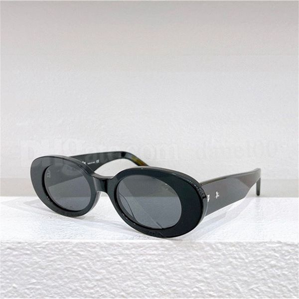 

luxury designer sunglasses for men women summer style anti-ultraviolet retro elliptic plate full frame random box, White;black
