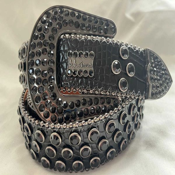 

designer belt bb belt bb simon belt mens belt for women shiny diamond belts black on black blue white multicolour with bling rhinestones as, Black;brown