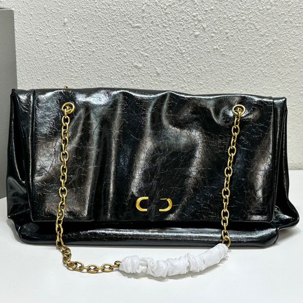 

large capacity shoulder bags fashion shopping bags women designer chains handbags letter tote adjustable hardware chain internal zipper pock