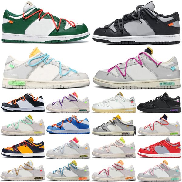 

ow no.1-50 lot the offs white sb dunks low skate university blue fragment skate men women platform sports shoes