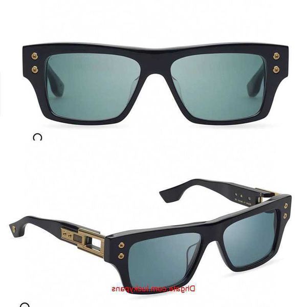 

designer sunglasses for women men dita grandmaster seven oversized electroplated frame sunglasses luxury quality thick sheet sacoche trapsta, White;black