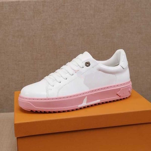 

time out sneakers women shoes genuine leather woman casual shoe size 34-41 model hxxf0000002, Red;white