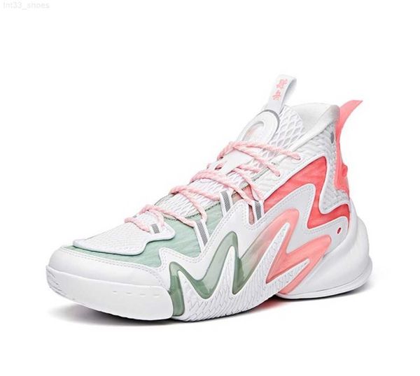 

anta klay thompson kt2 original men's basketball shoes low luxurys designers sneakers - black purple 112031102s-9