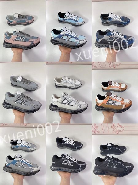 

fashion designer shoes lightweight lace-up breathable casual sneakers business leisure walking loafers, Black