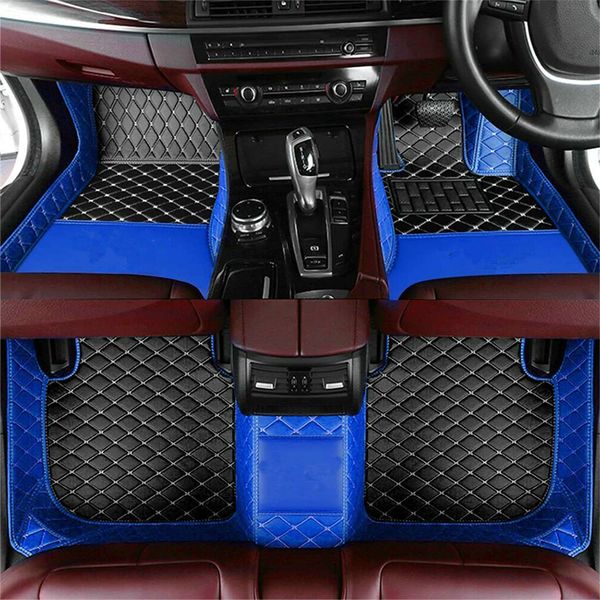 

3d shape customized waterproof car floor mats for volkswagen golf 2003-2023 black