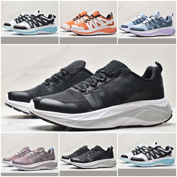 

designer shoes women men sneaker luxury sneakers breathable mesh black orange cross-country trainers lace-up trainer patchwork