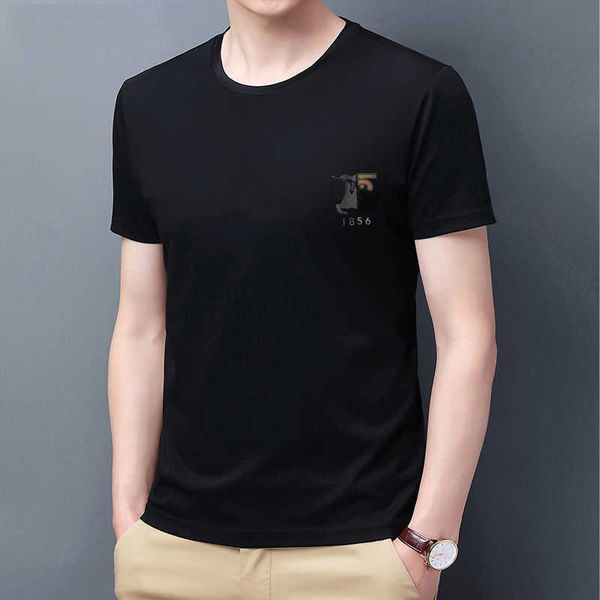 

burb mens designer t shirt womens designer polo shirt 1856 embroidery short sleeved tshirt summer lapel tee cotton sweatshirt casual polos p, White;black