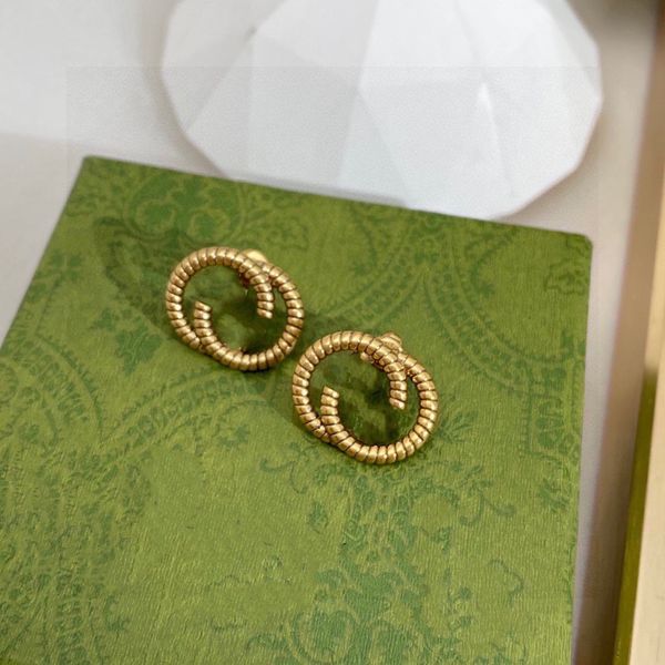 

designer earring double g brand stud earing luxury letter logo pearl earring women fashion hoop jewelry metal ggity crystal charm women', Golden