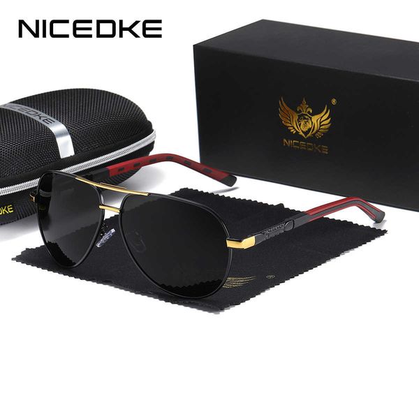

2023 new men's color film polarized sunglasses driving glasses 8725, White;black