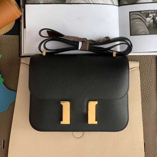 

designer h home bag new handmade 2023 wax thread single shoulder messenger leather women's kangkang senior stewardess tofu underarm h7q