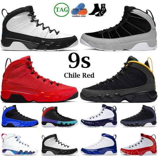 

2022 men basketball shoes 9s jumpman 9 change the world university gold chile red blue unc bred statue particle grey mens trainers sports sn, White;red