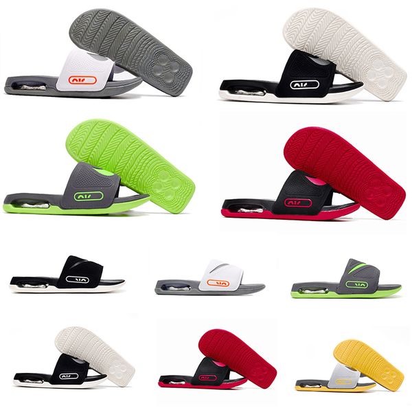 

designers cirro men women slippers sandals slides slip-on flip flops black metallic silver university red dark grey white volt orange mens s