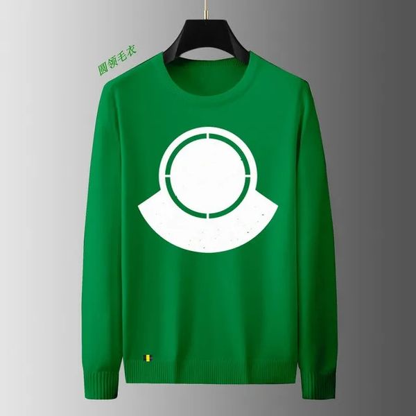 

designer sweatshirt men's pullover women's sweater long sleeve compass embroidered arm badge cotton coat pullover couple dress, Black