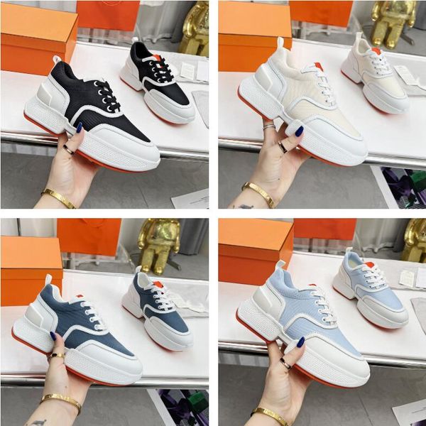 

designer men women casual shoes giga sneakers luxury stitched mesh thick sole sports shoes summer fashion breathable couple casual shoes, Black