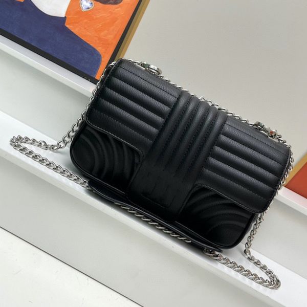 

purses 088 luxury designer womens bag handbag original box fashion wholesale pattern letter womens shoulder bag wallet retro womens black le