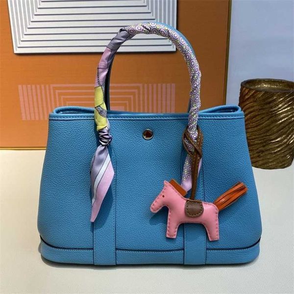 

garden party handbag totes h family brand h cowhide togo leather lady casual shoulder large capacity handbagwith qq