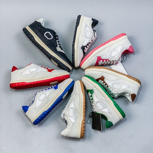 

classic designer casual shoes mac80 vintage effect skateboard shoes thick soled raised canvas board shoes interlocking classic flat bottomed